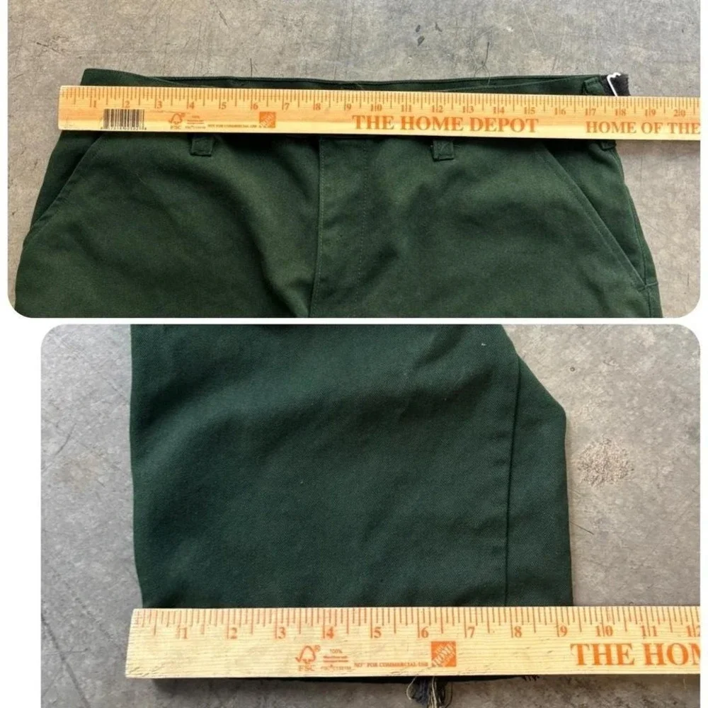 Vintage 80's 90's Forest Fire Fighter FSS Button Ranger Cargo Pants 32-36x34